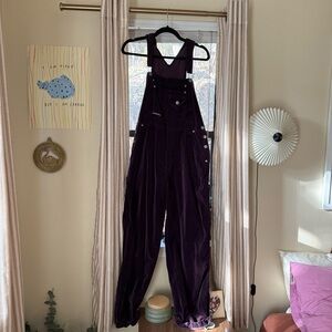 No Boundaries Velvet Corduroy Overalls